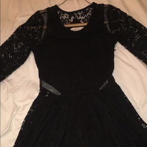 Black skater dress